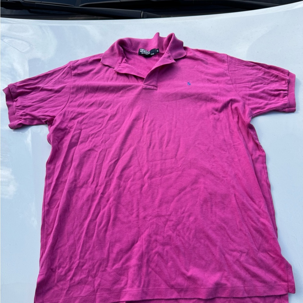 POLO by Ralph Lauren Classic Fit Polo Shirt Size XL  Pink With  Pony Logo